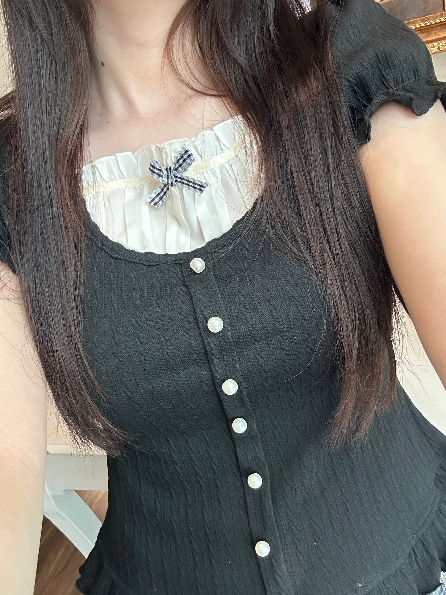 Melanie top (black)