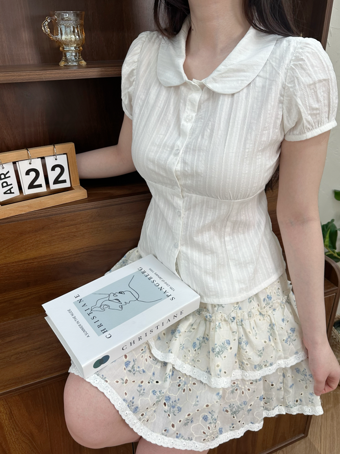Haruko top (white)