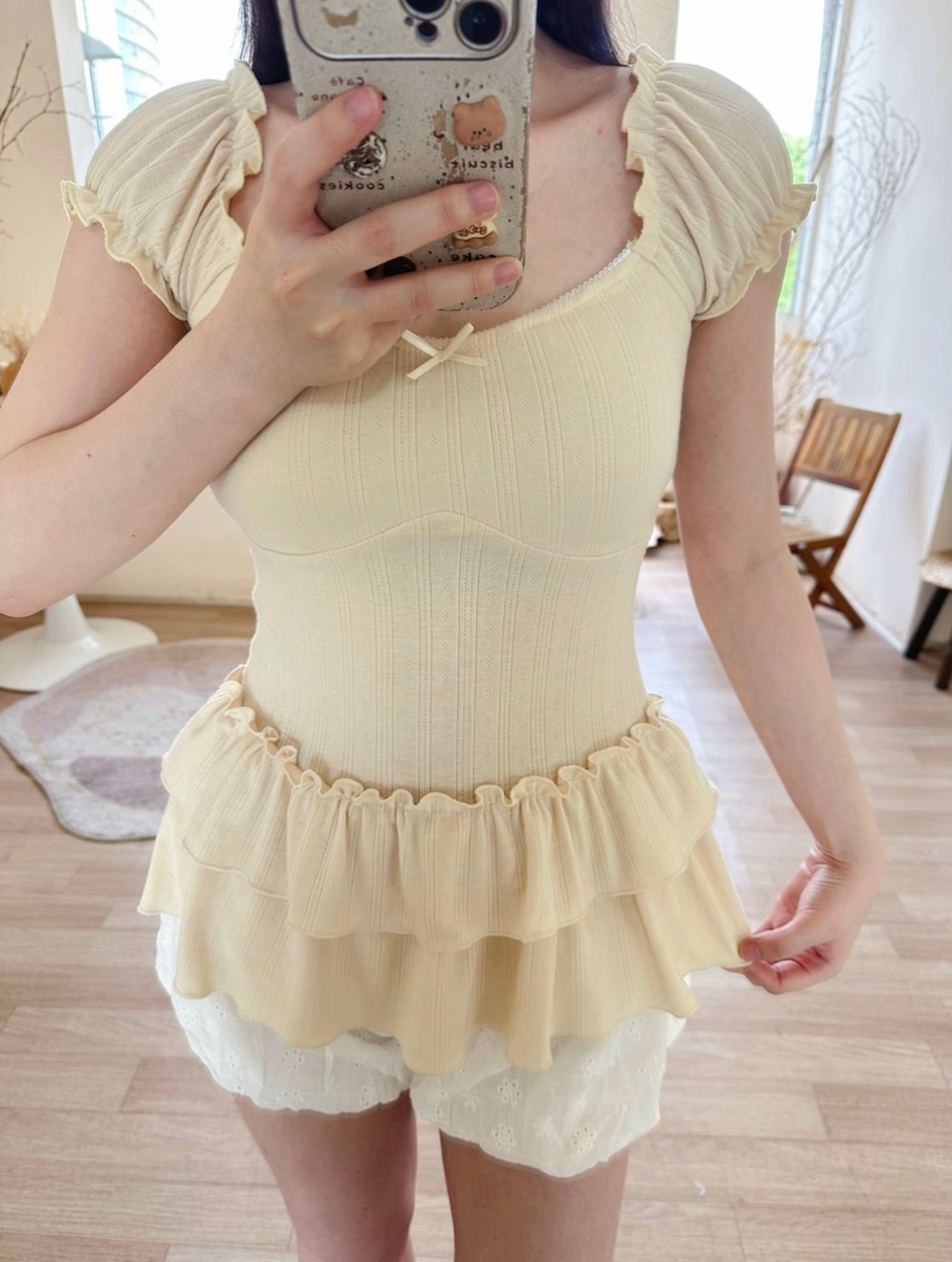 Lucie top (yellow pastel)