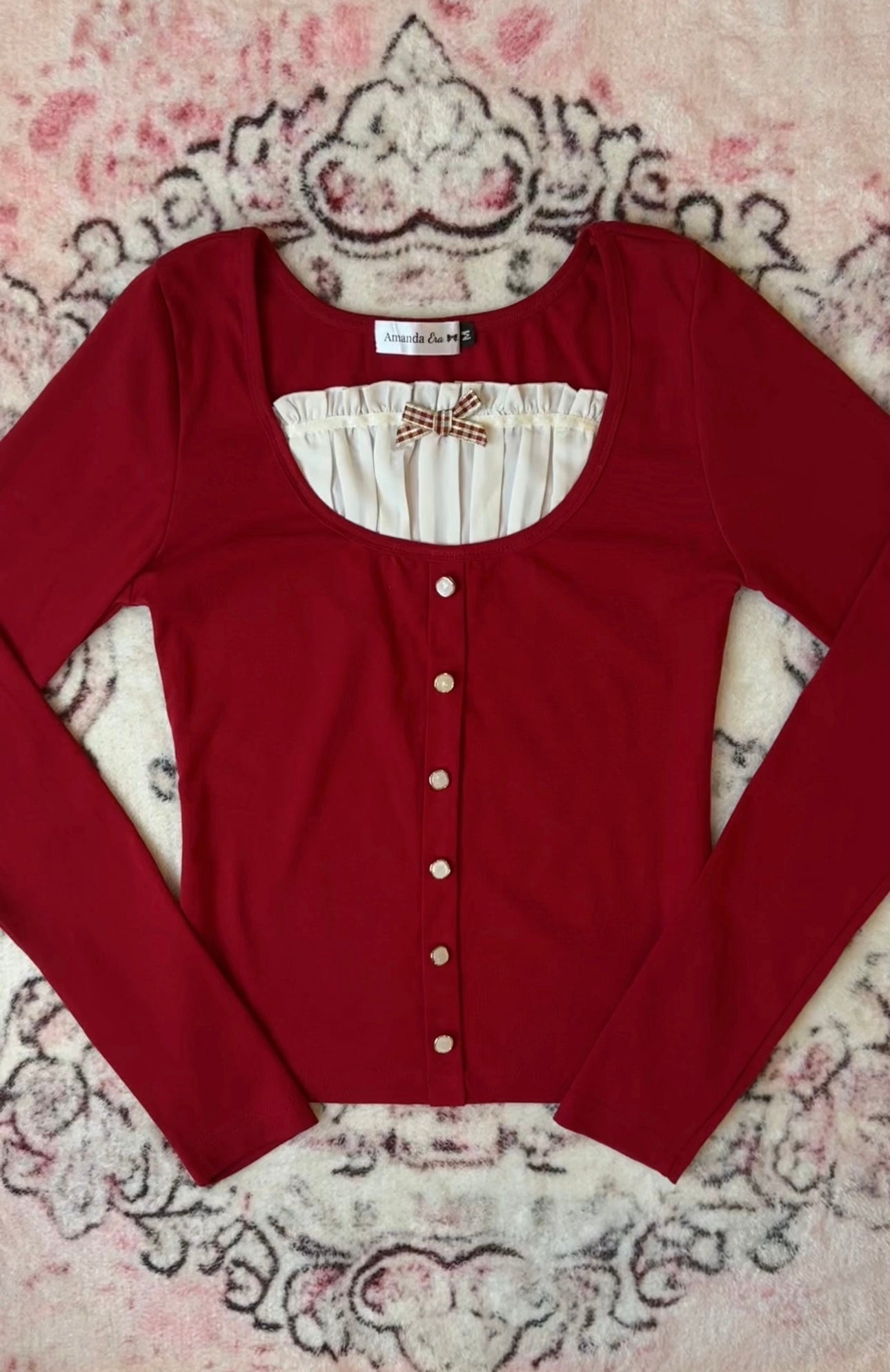 Fecilia long sleeve (red)