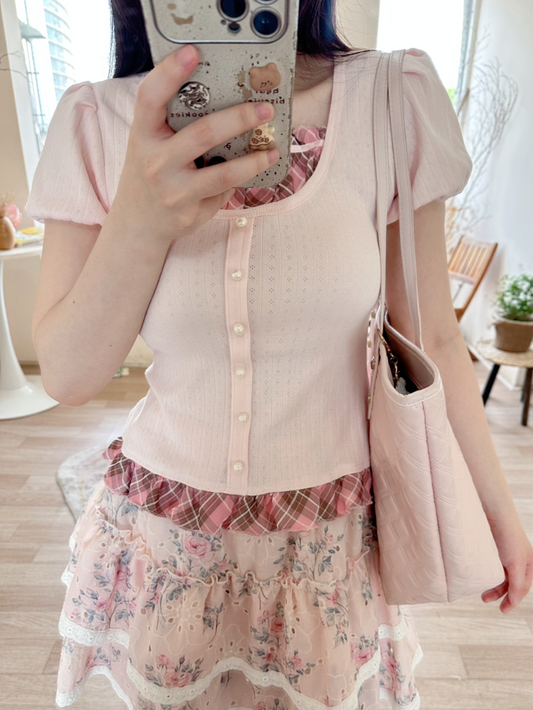 Annie top (pink)