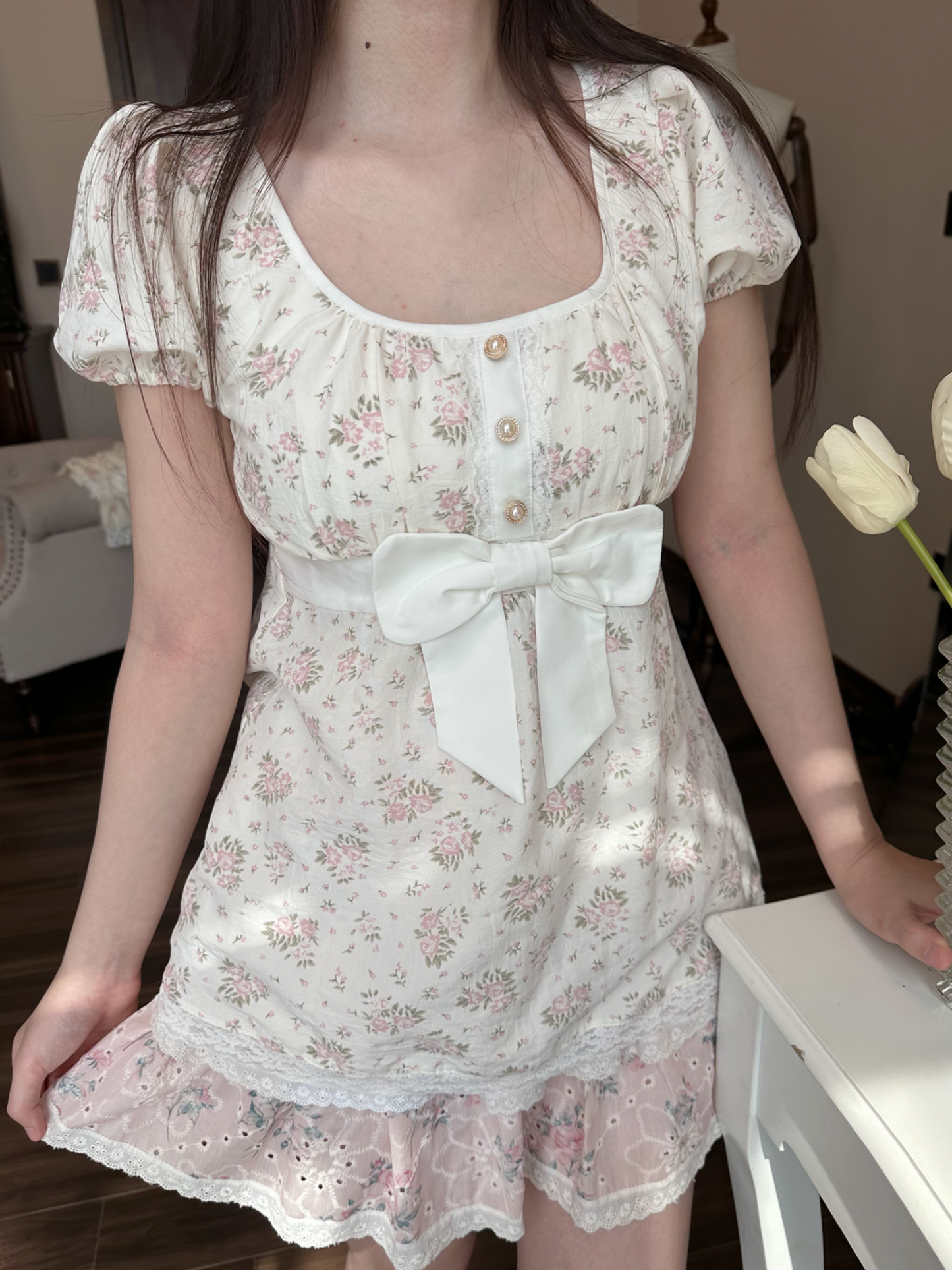 Vintage bloom top