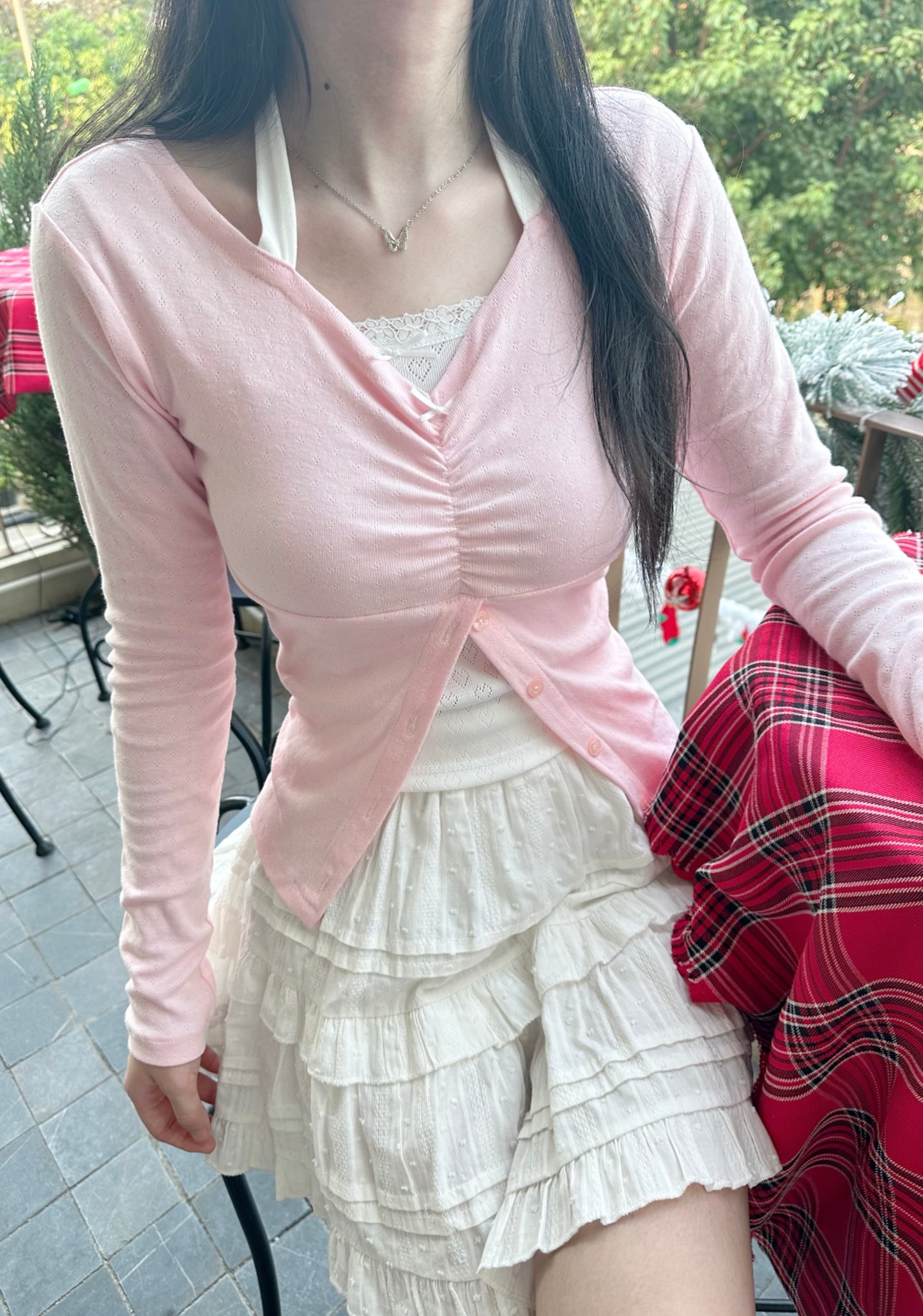 Serena top (pink pastel)