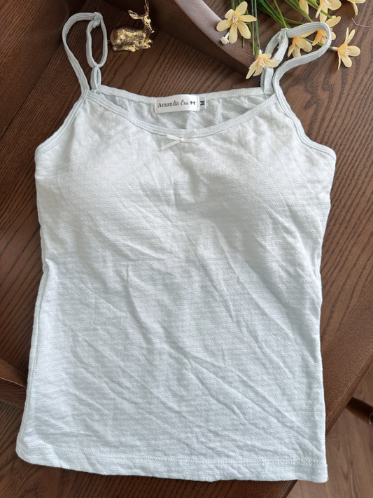 Light blue basic cami