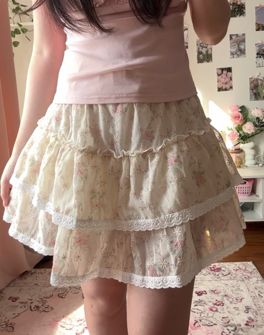 Milk petal skirt (ver 2)