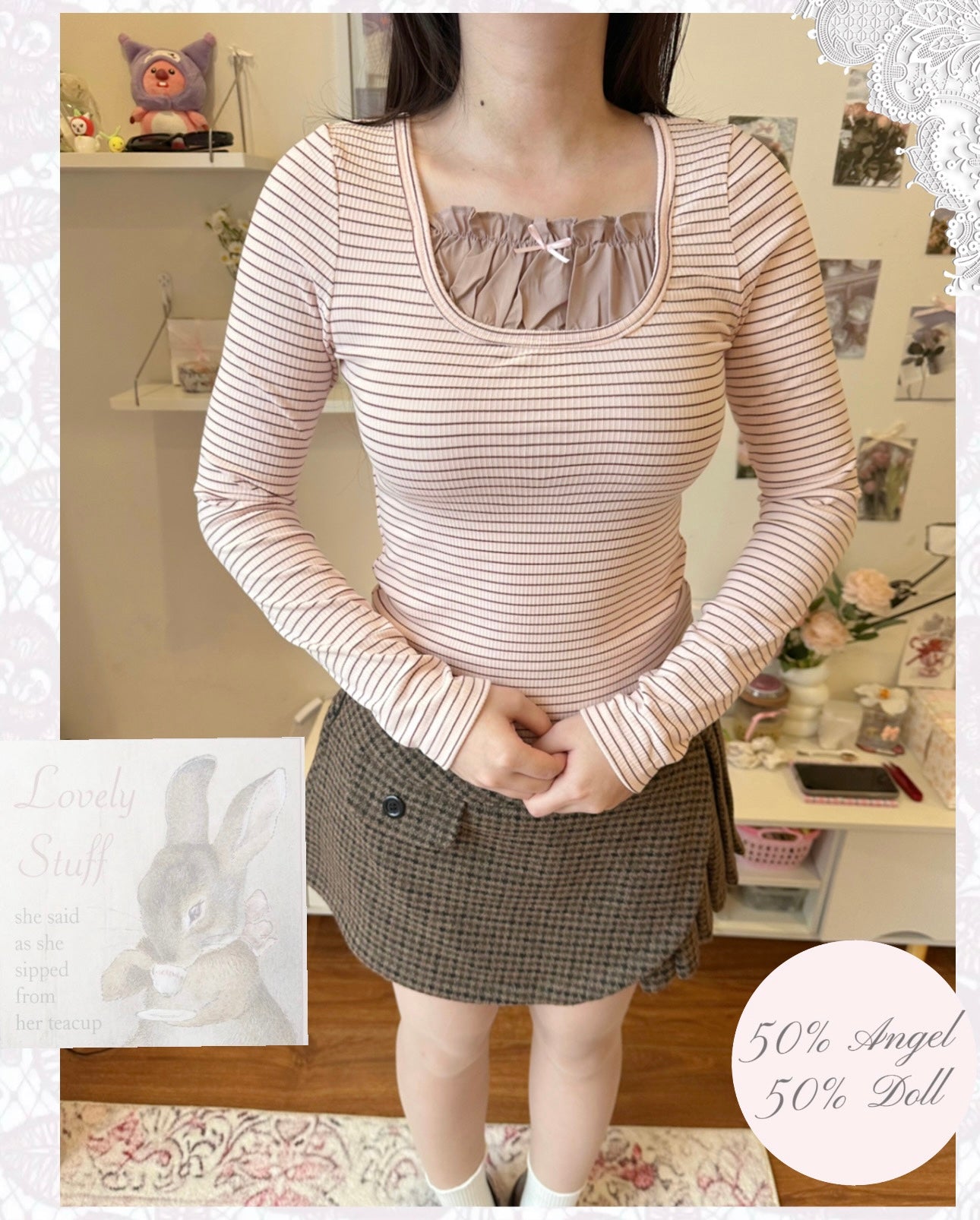 Mocha top (long sleeve)