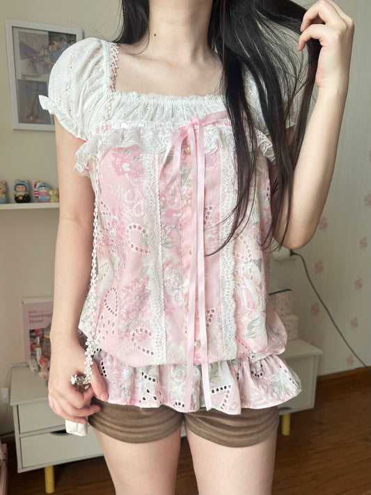 Pink soufflé top