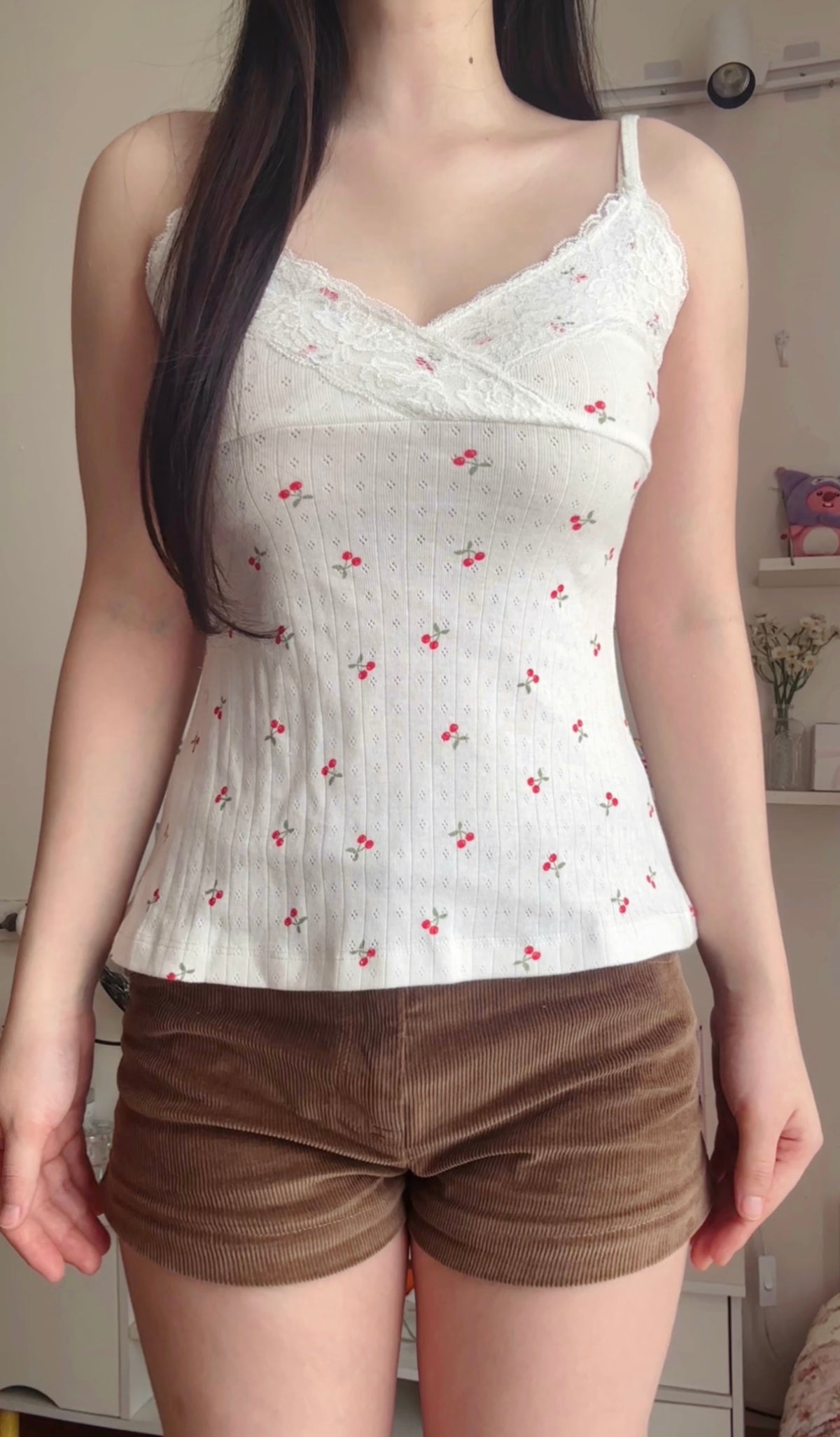 Cherrie wrap cami