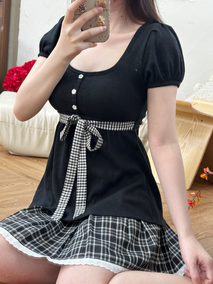 Hachi babydoll top