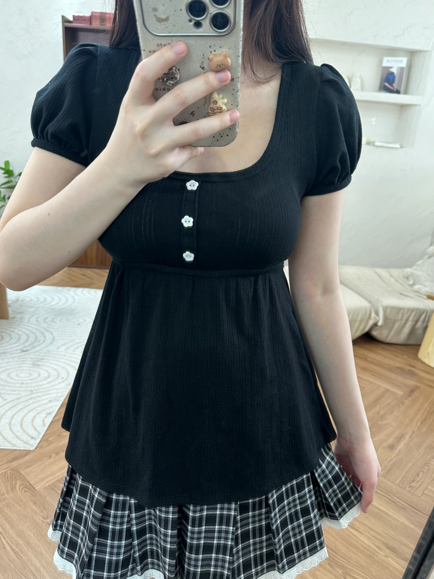 Hachi babydoll top