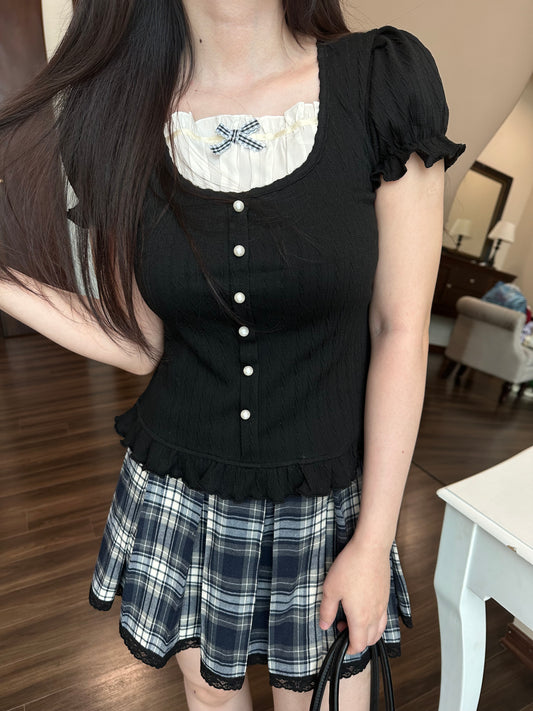 Melanie top (black)