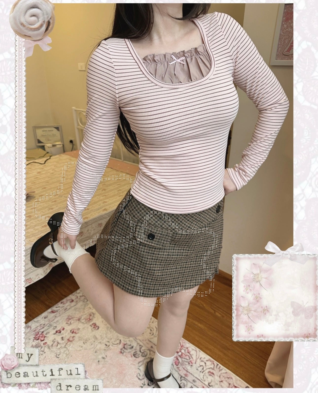 Mocha top (long sleeve)