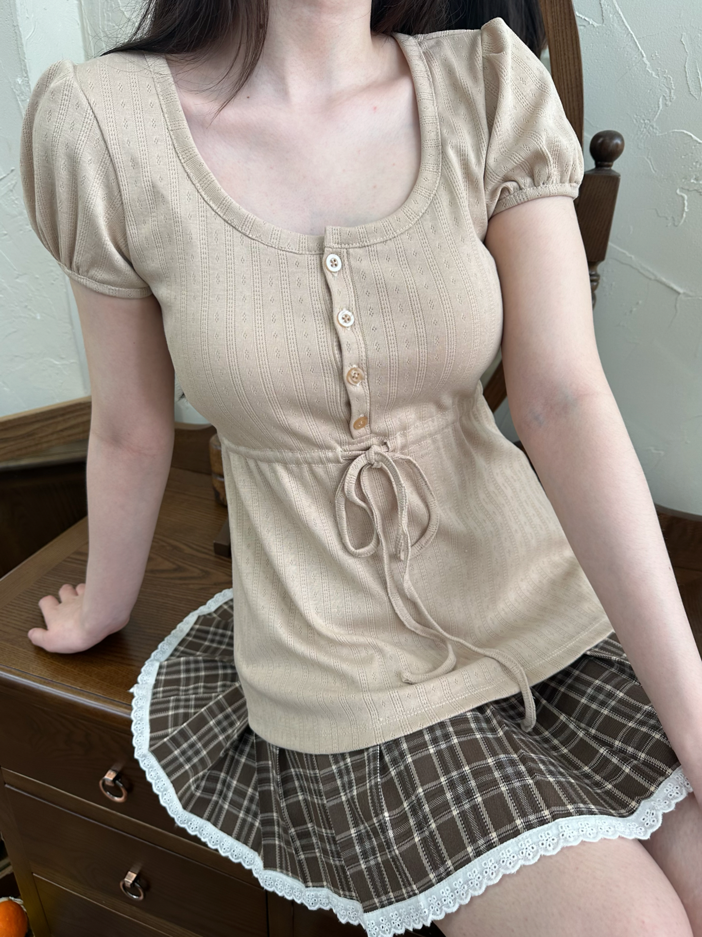 Marlyn babydoll top