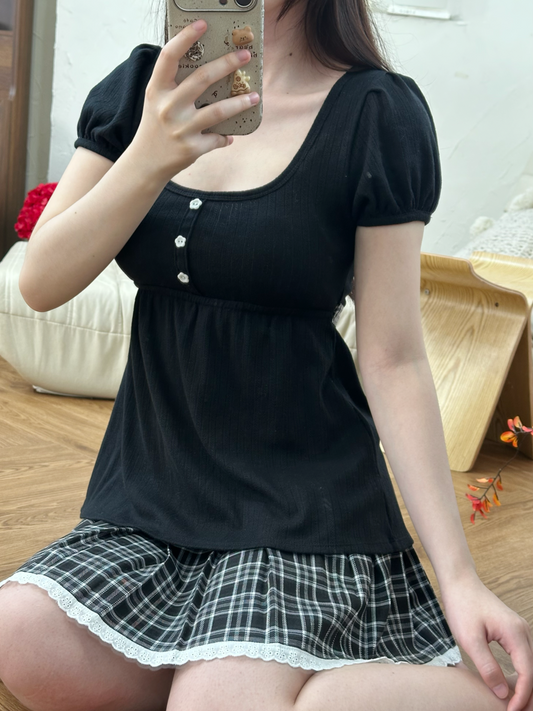 Hachi babydoll top