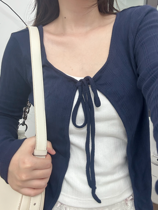 Alice cardigan (navy blue)