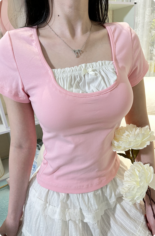 Mila top (pink)
