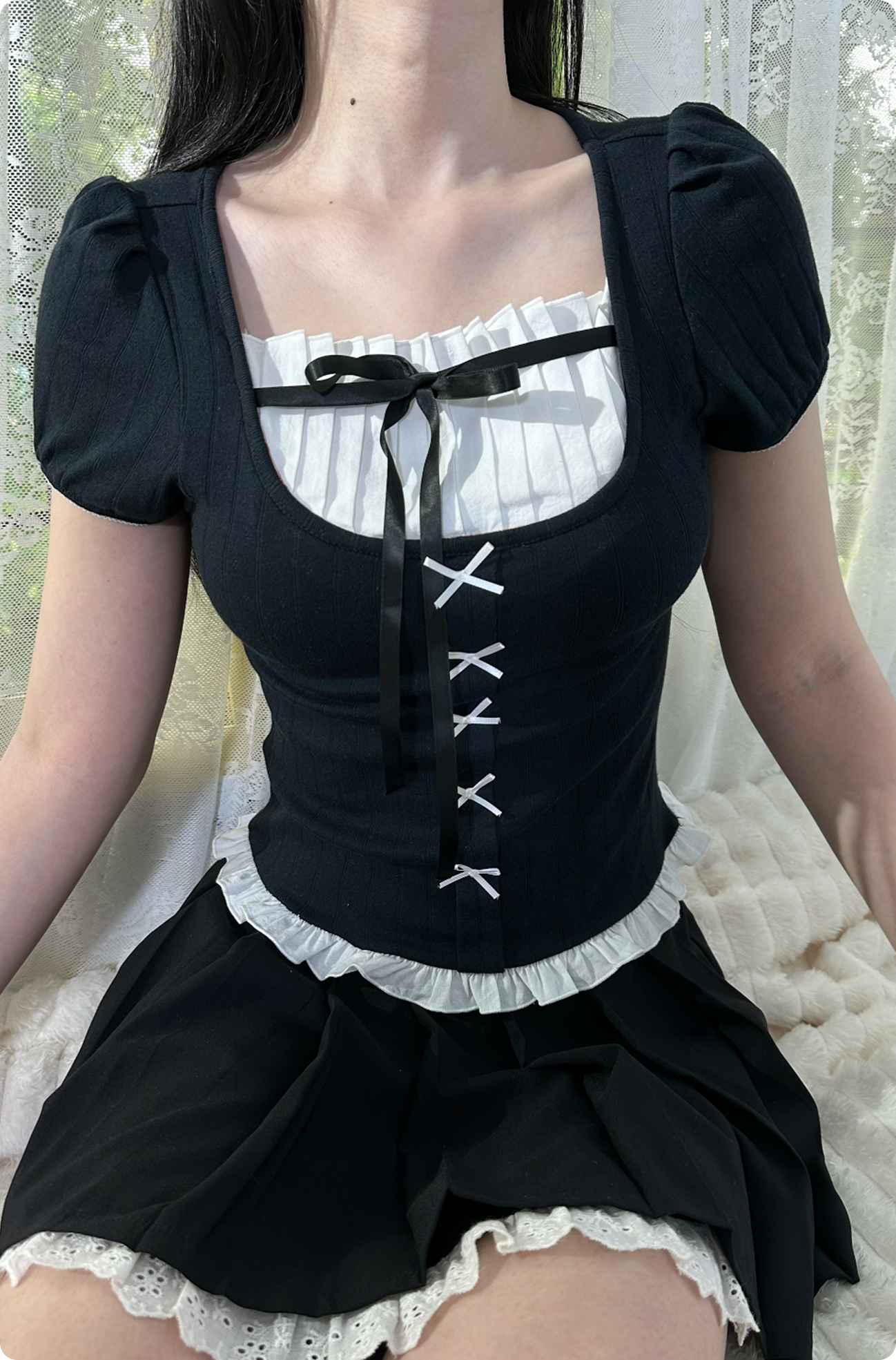 Melanie top (black)