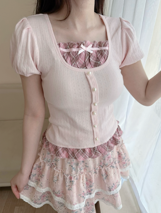 Annie top (pink)