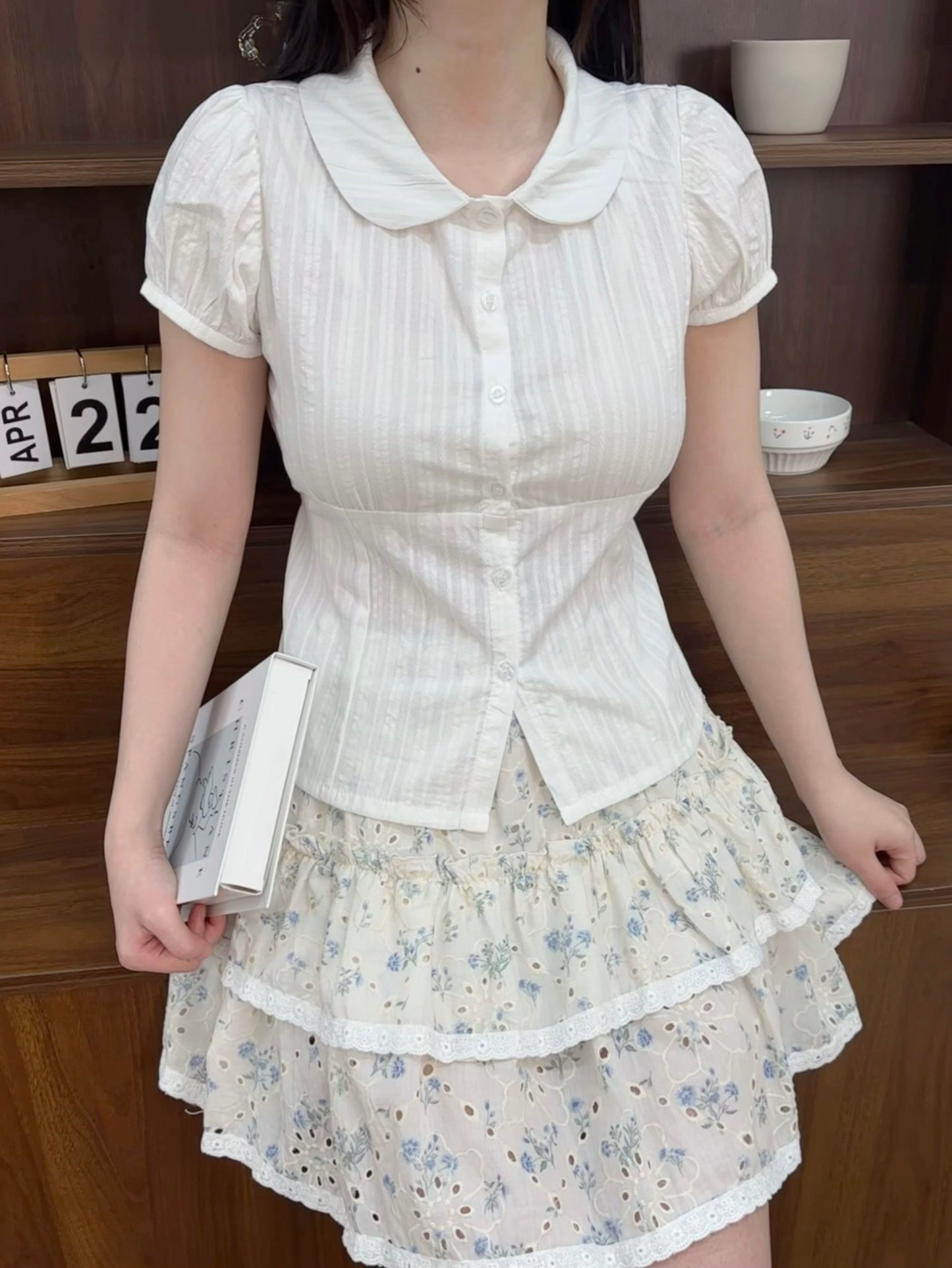 Haruko top (white)