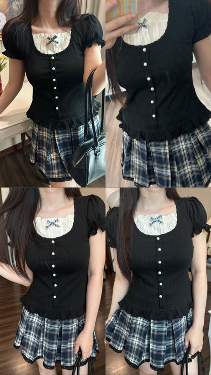 Melanie top (black)