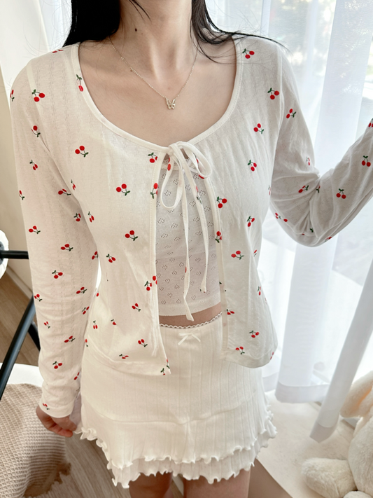 Cherry cardigan