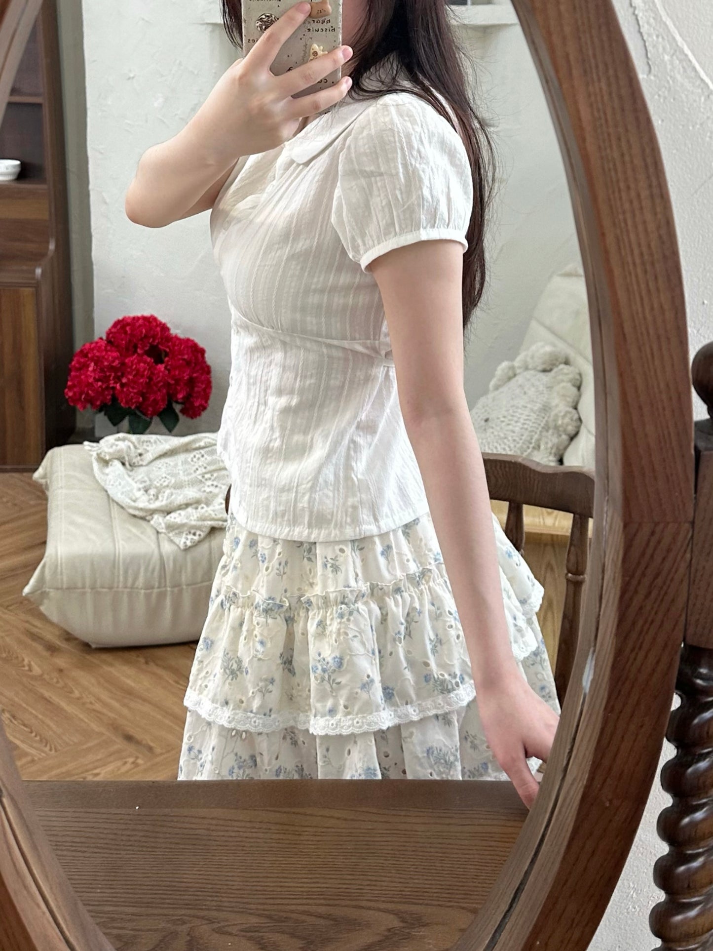 Haruko top (white)