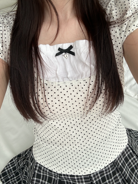 Dottie heart top