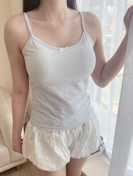 Light blue basic cami