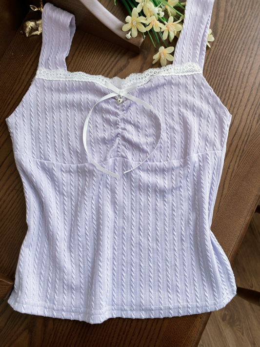 Purple hunt top