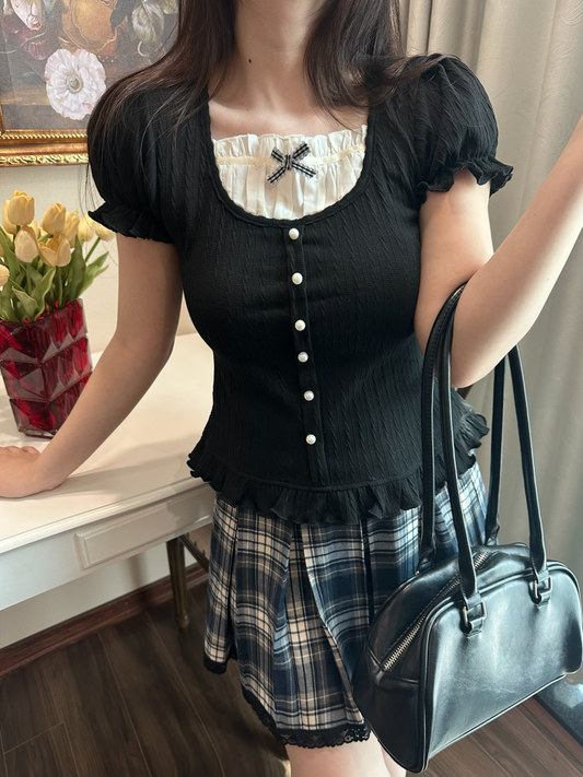 Melanie top (black)