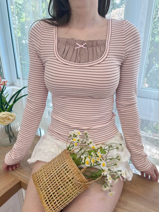 Mocha top (long sleeve)