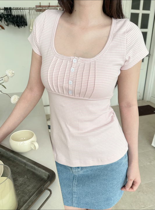 Sugar stripe top