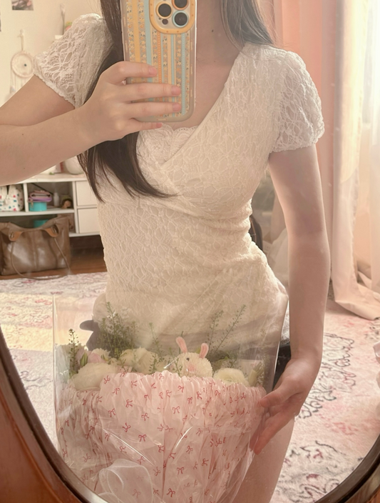 Lexi top (white - short sleeve)